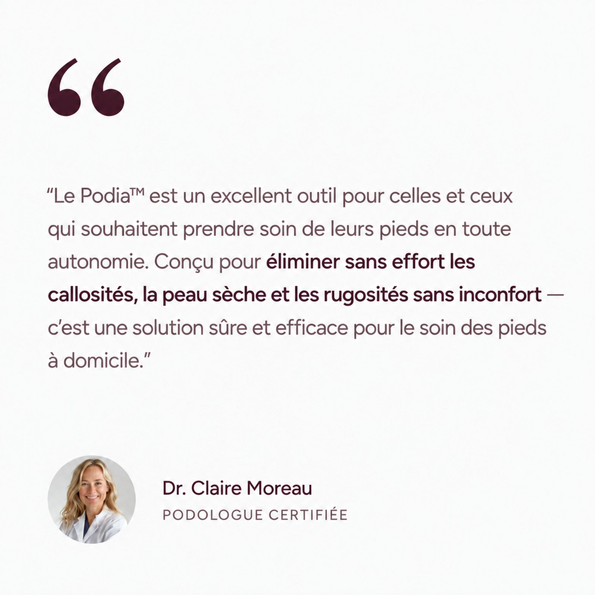 Podia™｜Râpe électrique anti-callosités