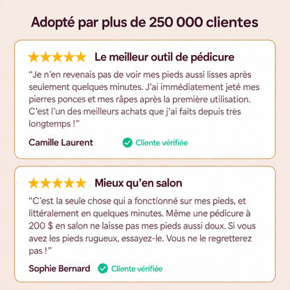 Podia™｜Râpe électrique anti-callosités